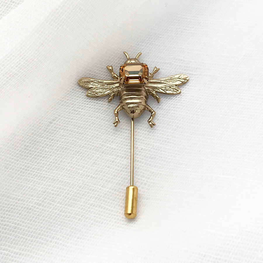 Topaz Bee Pin