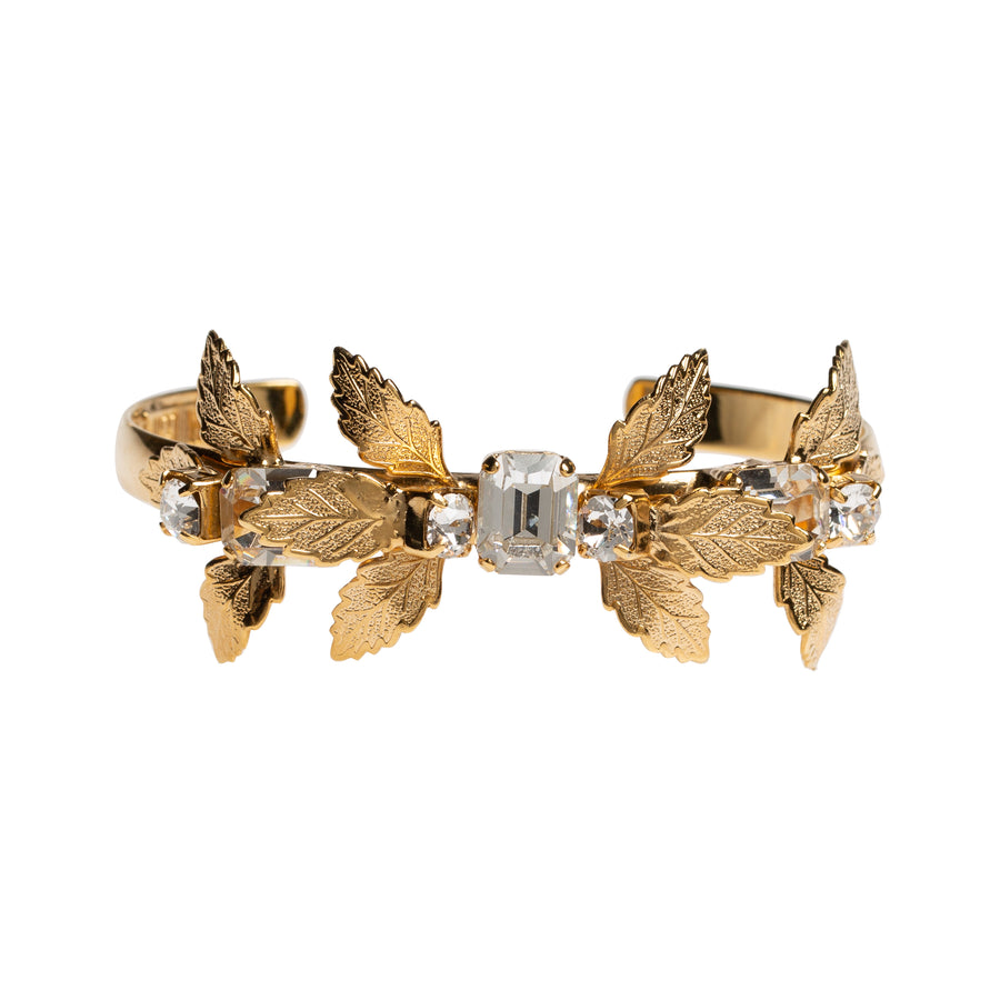 Gold and Swarovski crystal bracelet Australia
