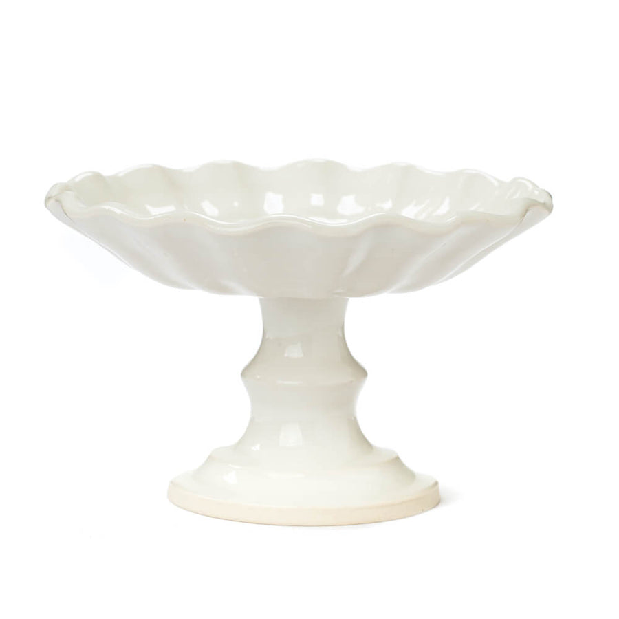 Nikki Witt Ceramics wavy pedestal bowl