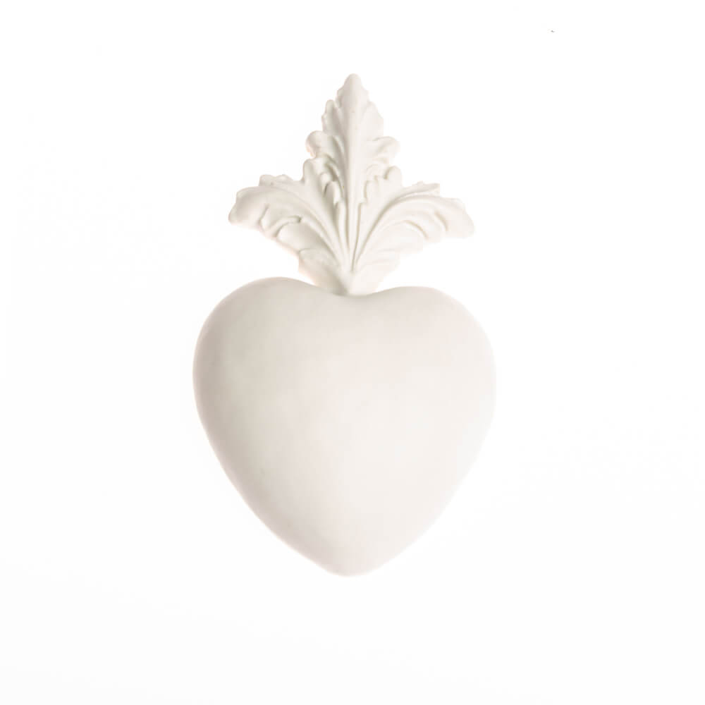 Ceramic Fleur-de-Lys Heart - Nikki Witt Australia