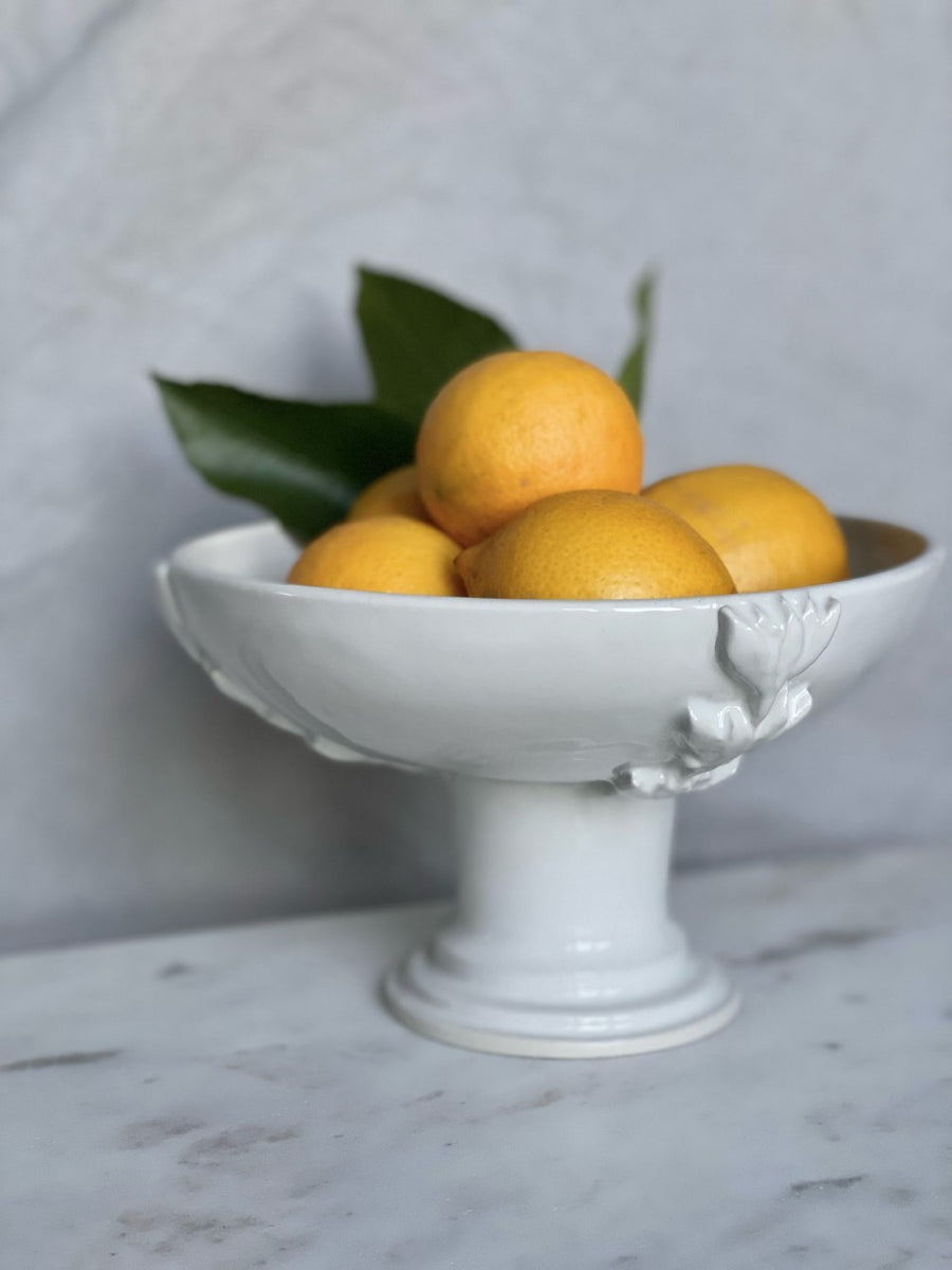 Ceramic pedestal fruit bowl Australia