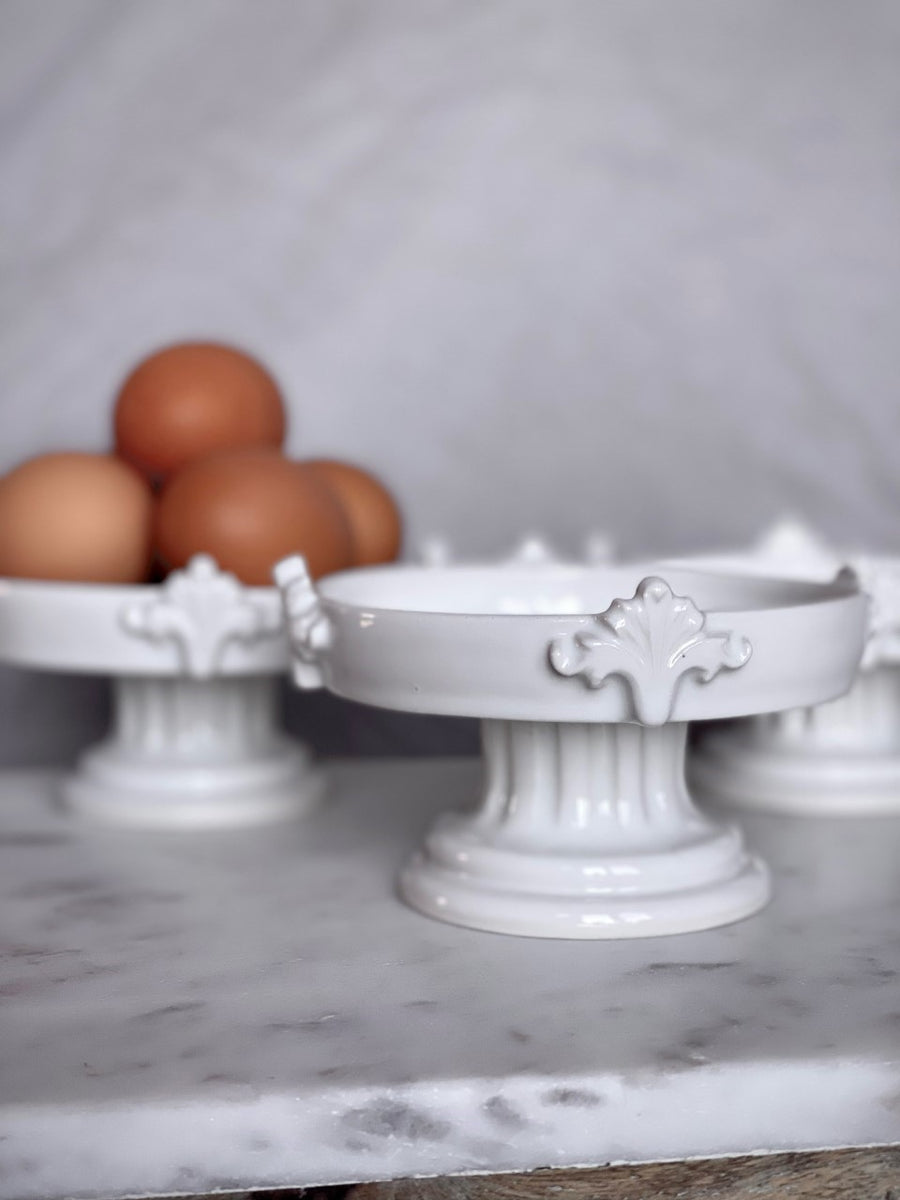 Ceramic pedestal trinket dish - Nikki Witt Australia